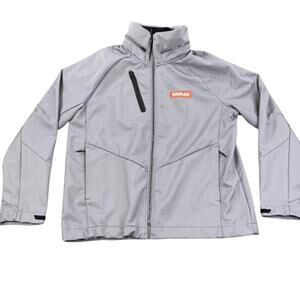 Elevate Simrad Jacket Mens L Softshell Full Zip Outdoor Waterproof Hood Fishing